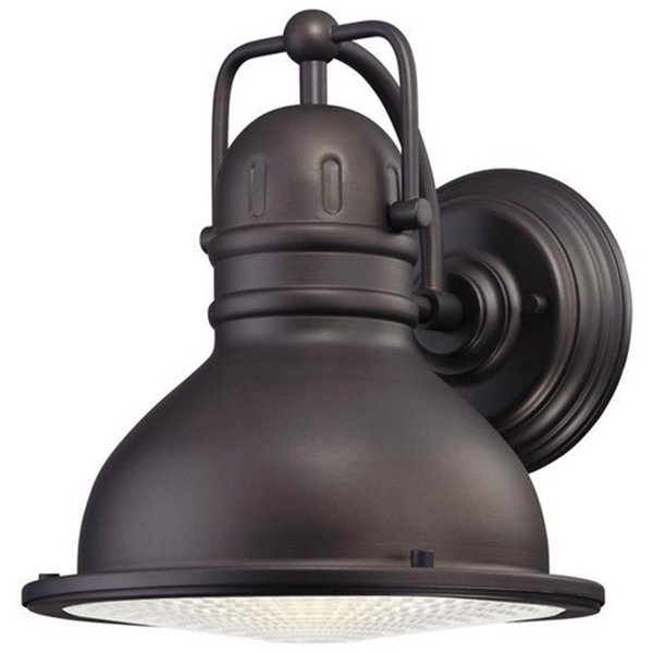 Brightbomb Orson One Light LED Outdoor Wall Lantern, Oil Rubbed Bronze BR145018